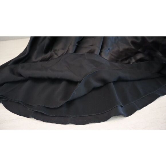 ATM x Anthony Thomas Melillo Women's Sz S Black Silk Surplice Mini Dress $475 - Picture 7 of 8